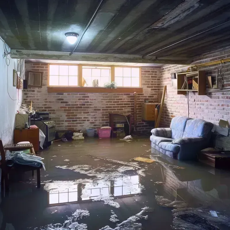 Flooded Basement Cleanup in Darmstadt, IN